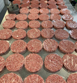 Homemade burgers