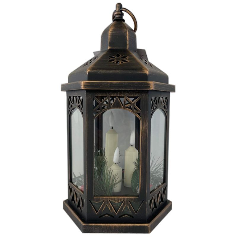 Flickering Battery Lantern | Vintage LED Candle Lantern