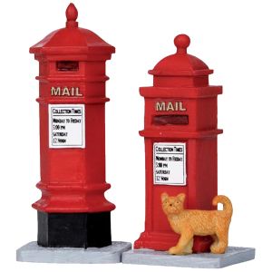 Lemax Victorian Mailboxes - Figurine Set