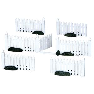 Lemax Plastic Picket Fence - Table Accent