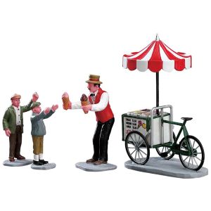 Lemax Gelato Cart - Figurine Set