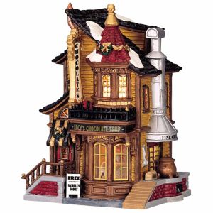 Lemax Lucy's Chocolate Shop - Lighted Building