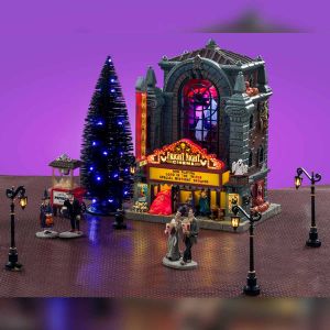 Lemax Fright Night Cinema Set (Set of 12) - House Set