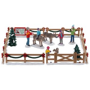 Lemax Reindeer Petting Zoo - Table Piece