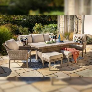 Hartman Arley 3 Seat Garden Lounge Set with Adjustable Table