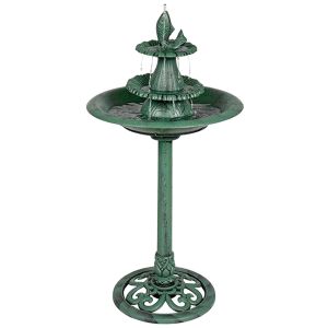 Bermuda - Solar Fish Decor Bird Bath Water Feature