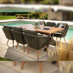 Hartman Eden 6 Seat Rectangular Garden Dining Set