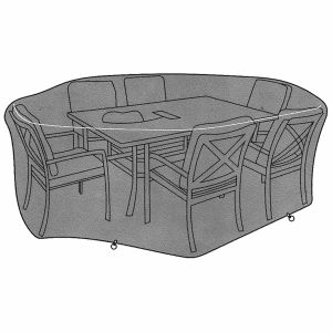 Hartman Deco 6 Seat Rectangular Dining Set Protective Outdoor Furniture Cover