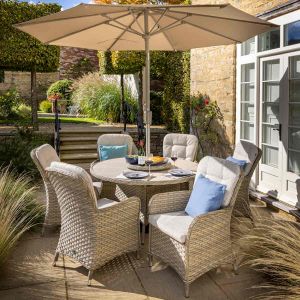 Hartman Eton 6 Seat Round Dining Set
