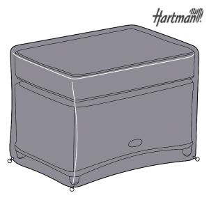 Hartman Henley Foot Stool Protective Garden Furniture Cover