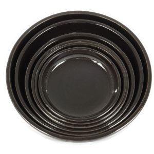 Blossom Vietnamese Saucer Collection - Black