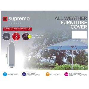 Supremo 2.5 Metre Parasol All Weather Furniture Cover