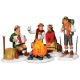 Lemax Alpine Ski Party (Set of 4) - Lighted Accessory
