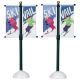 Lemax Street Pole Banner (Set of 2) - Accessory