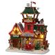 Lemax North Pole Control Tower - Lighted Building