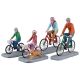 Lemax Family Bike Ride (Set of 4) - Figurine Set