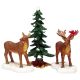 Lemax Mr. And Mrs. Moose (Set of 3) - Figurine Set