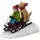 Lemax Doggone Downhill Sledding - Figurine