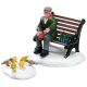 Lemax Feeding Pigeons - Figurine Set