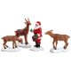 Lemax Santa Feeds Reindeer - Figurine Set