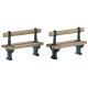 Lemax Double Seated Bench (Set of 2) - Accessory