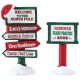 Lemax 'North Pole Signs' Figurines