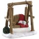 Lemax Rustic Log Swing - Figurine