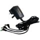 Lemax UK Power Adapter 4.5v - 3 Output - Black