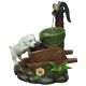 Aqua Creations - Solar Powered Dog at Wheelbarrow Water Feature