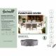 Hartman Arley 6 Seat Rectangular Dining Set Protective Outdoor Furniture Cover