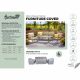 Hartman Buxton 3 Seat Lounge Set Protective Outdoor Furniture Cover Set