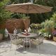 Hartman Buxton Cast Aluminium 4 Seat Round Dining Set