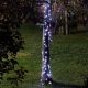 Smart Solar Cool White LED Firefly String Lights - 100 Lights