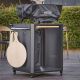 Cozze Pizza Oven Outdoor Table with Pull-Out Shelf and Wheels (Pizza Oven and accessories not included)