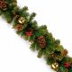 Gold Dressed Artificial Christmas Garland 1.8m