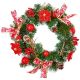 Red Dressed Christmas Wreath - 40cm