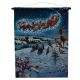 Lit Magical Xmas Illuminated Wall Art - Fibre Optic Tapestry - 40cm x 60cm