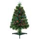 Fibre Optic Christmas Tree with Red Berries - 80cm (2.6ft)