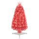Blush Pink Fibre Optic LED Christmas Tree - 2.6ft (80cm)