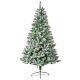 Flocked Arbor Spruce Artificial Christmas Tree