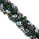 FIbre Optic & LED snow tipped Christmas garland - 1.8m