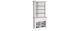 Chalked Oak/Grey Buffet And Hutch With Drawers - Oak Furniture