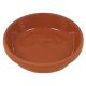 Woodlodge Glazed Terracotta Pot Saucer - 7x2