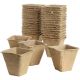 Grow It Gardman - 20 x 6cm Square Fibre Pots