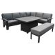Hartman Aurora Rectangular Causal Dining Set with Adjustable Table