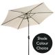Hartman Balearic Market Round Garden Parasol (Shade colour choices)
