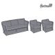Hartman Dubai 3 Seat Lounge Set Furniture Cover