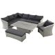 Hartman Henley Rectangular Casual Dining Set with Adjustable Table