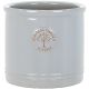 Heritage Pastel Grey Cylinder Pot
