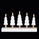 32cm Christmas Tree Candlebridge with 5 Warm White LED Flames